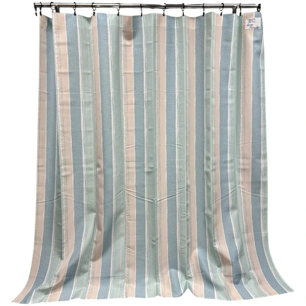 Wayfair Pastel Microdot Shower Curtain 70x72